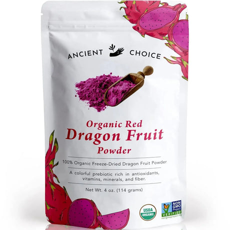 ANCIENT CHOICE - Ancient Choice Red Dragon Fruit Powder 114Gr. - The Red Vitamin MX - Suplementos Alimenticios - {{ shop.shopifyCountryName }}