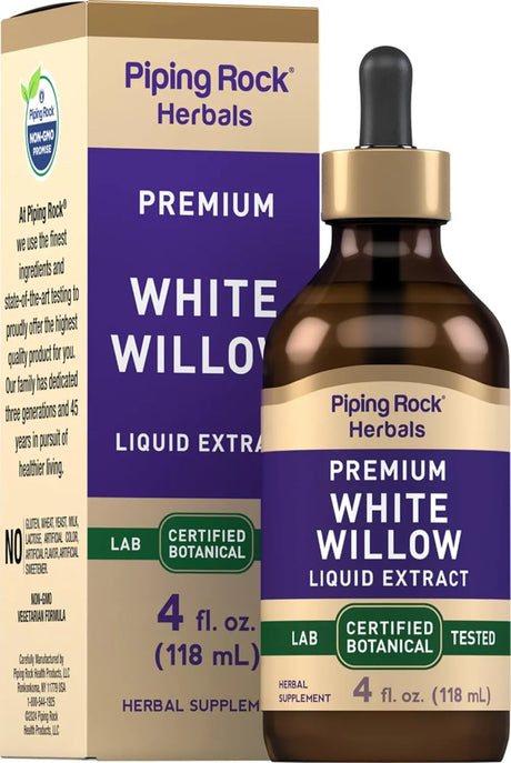 PIPING ROCK - Piping Rock White Willow Bark Tincture 4 Fl.Oz. - The Red Vitamin MX - Suplementos Alimenticios - {{ shop.shopifyCountryName }}