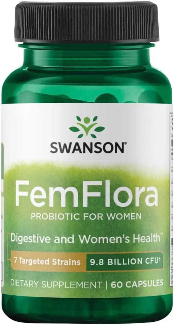 SWANSON - Swanson FemFlora Feminine Probiotic 60 Capsulas - The Red Vitamin MX - Suplementos Alimenticios - {{ shop.shopifyCountryName }}