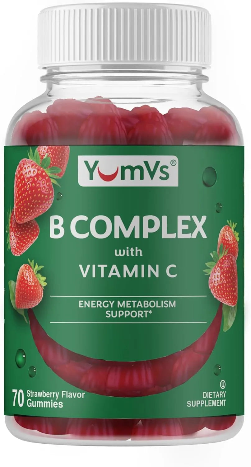 YUM-V'S - YumVs Vitamin B Complex with Vitamin C Gummies 70 Gomitas - The Red Vitamin MX - Suplementos Alimenticios - {{ shop.shopifyCountryName }}