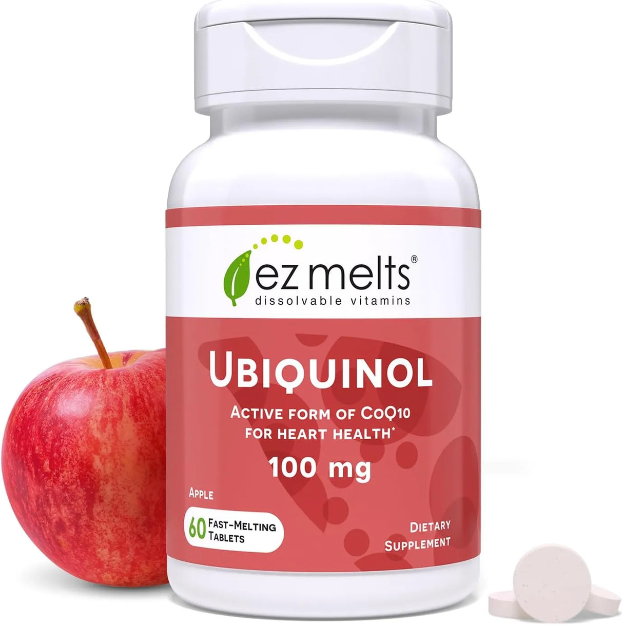 EZ MELTS - EZ Melts Dissolvable Ubiquinol 100Mg. 60 Tabletas - The Red Vitamin MX - Suplementos Alimenticios - {{ shop.shopifyCountryName }}