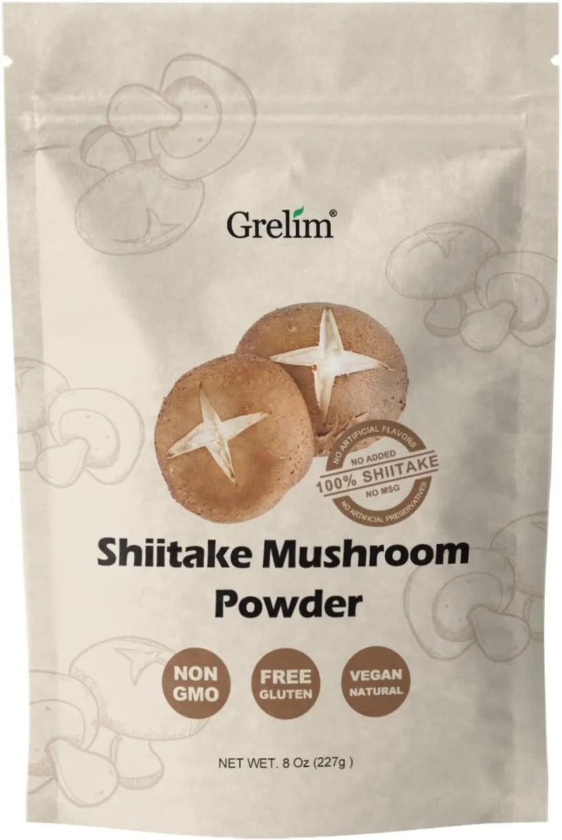 GRELIM - Grelim Shiitake Mushroom Powder 227Gr. - The Red Vitamin MX - Suplementos Alimenticios - {{ shop.shopifyCountryName }}