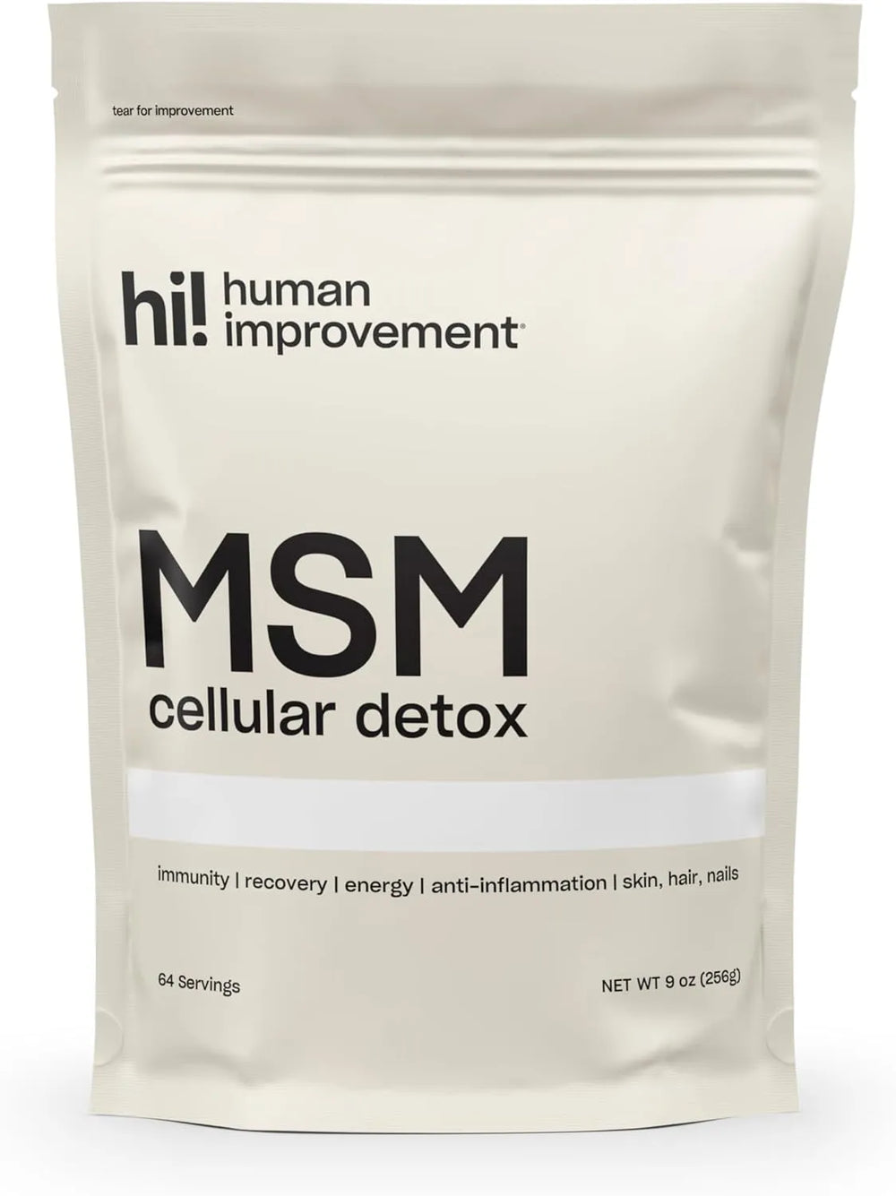 HUMAN IMPROVEMENT - Human Improvement MSM Cellular Detox 256Gr. - The Red Vitamin MX - Suplementos Alimenticios - {{ shop.shopifyCountryName }}