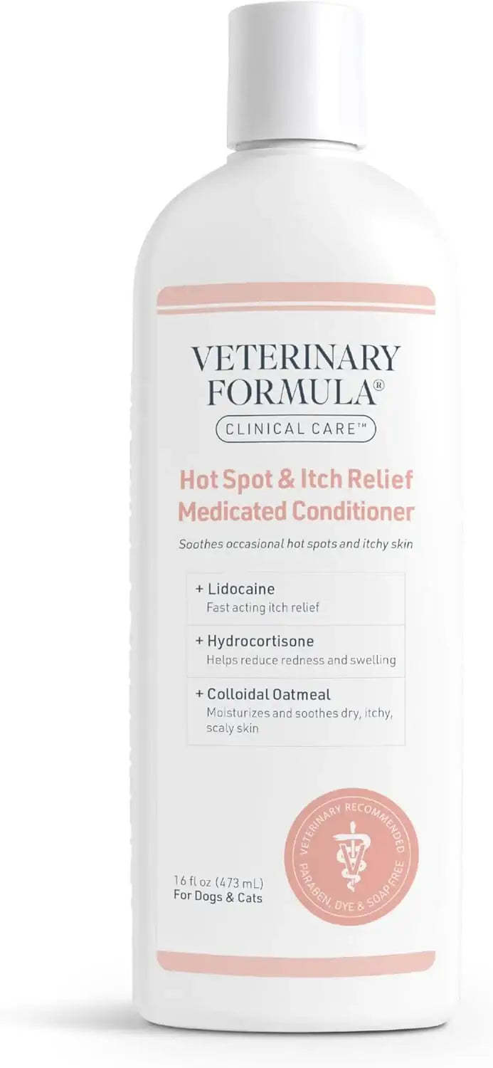 VETERINARY FORMULA - Veterinary Formula Clinical Care Hot Spot & Itch Relief Cat & Dog Medicated Conditioner 16 Fl.Oz. - The Red Vitamin MX - Remedios Para La Picazón De Perros - {{ shop.shopifyCountryName }}