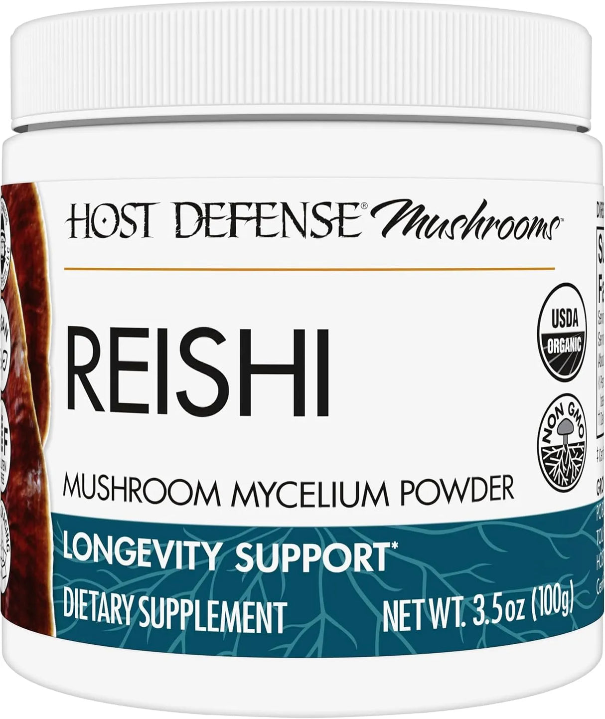 HOST DEFENSE - Host Defense Reishi Powder 100Gr. - The Red Vitamin MX - Suplementos Alimenticios - {{ shop.shopifyCountryName }}