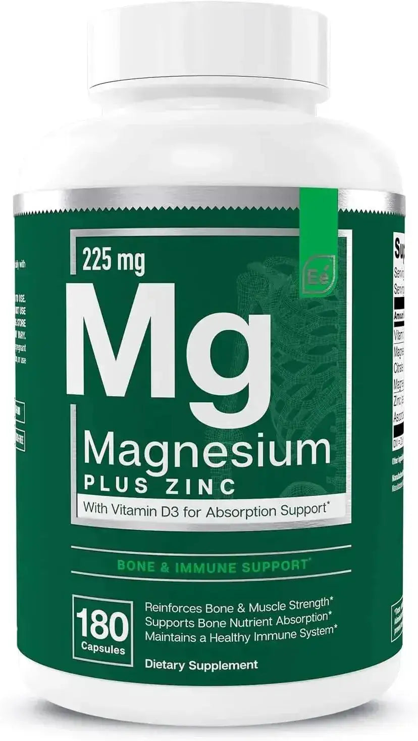 ESSENTIAL ELEMENTS - Essential Elements Magnesium & Zinc with Vitamin D3 180 Capsulas - The Red Vitamin MX - Suplementos Alimenticios - {{ shop.shopifyCountryName }}