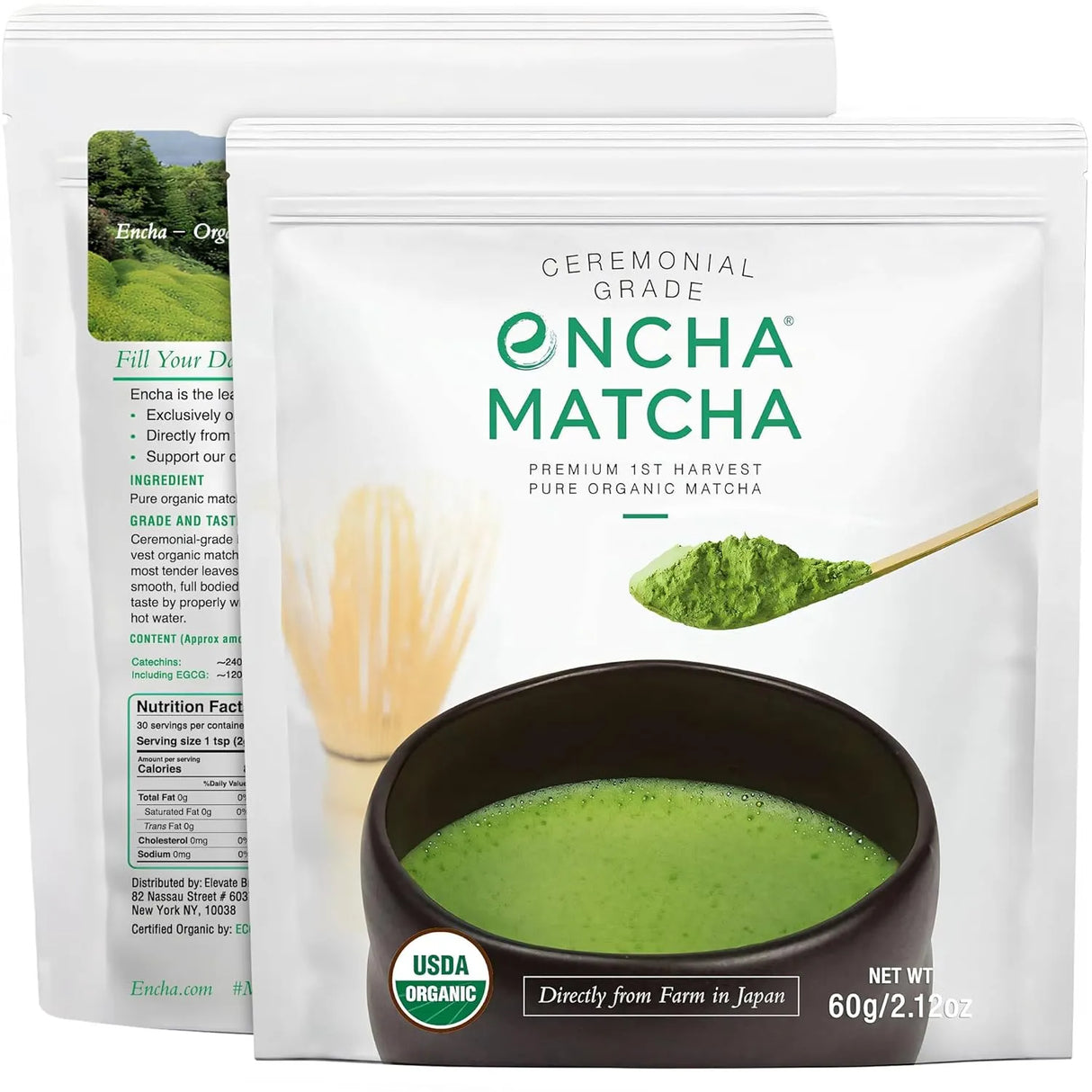 ENCHA - Encha Ceremonial Grade Matcha Powder 60Gr. - The Red Vitamin MX - Suplementos Alimenticios - {{ shop.shopifyCountryName }}