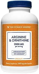 THE VITAMIN SHOPPE - The Vitamin Shoppe L-Arginine & Ornithine 300 Capsulas - The Red Vitamin MX - Suplementos Alimenticios - {{ shop.shopifyCountryName }}