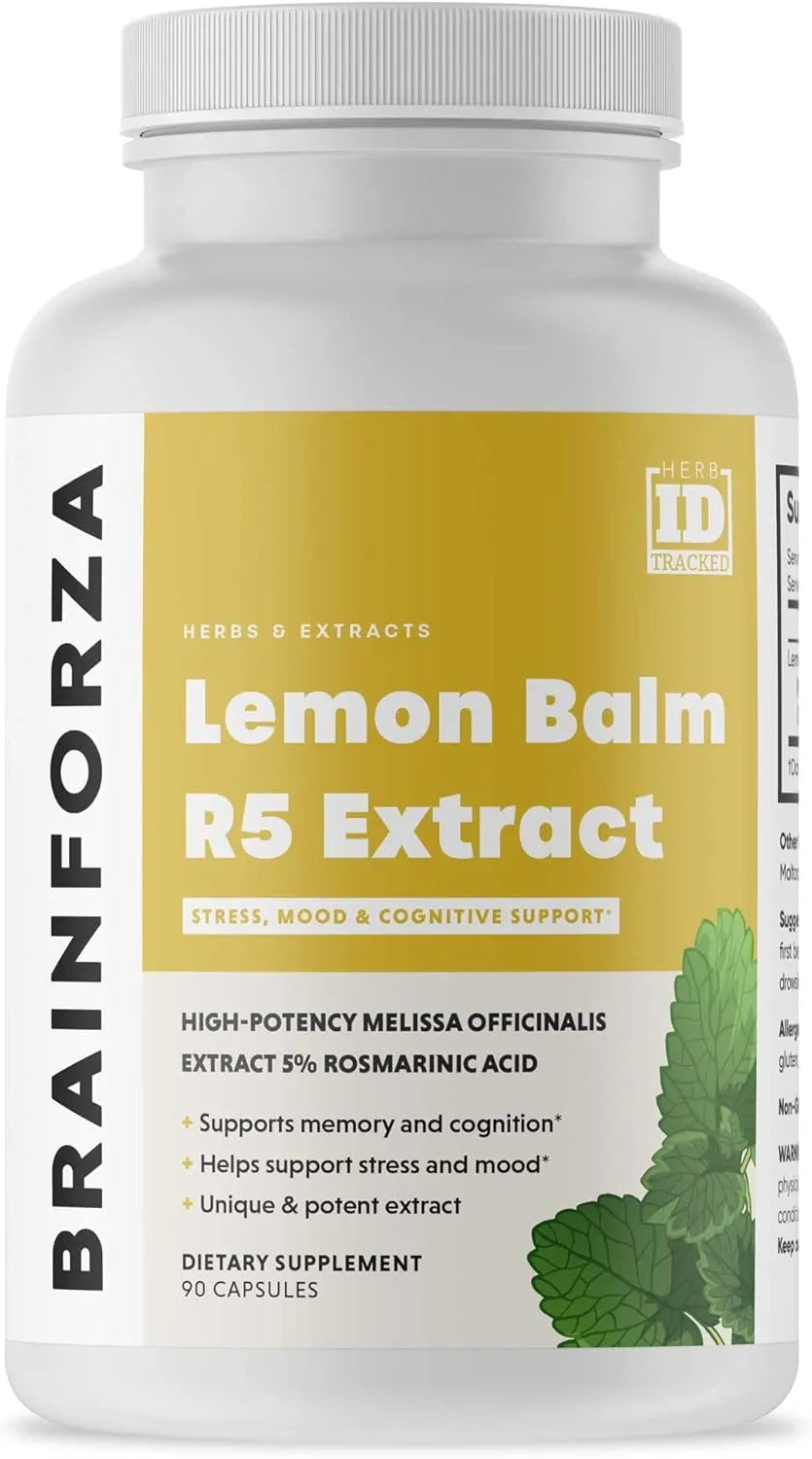BRAIN FORZA - Brain Forza Lemon Balm R5 Extract 90 Capsulas - The Red Vitamin MX - Suplementos Alimenticios - {{ shop.shopifyCountryName }}