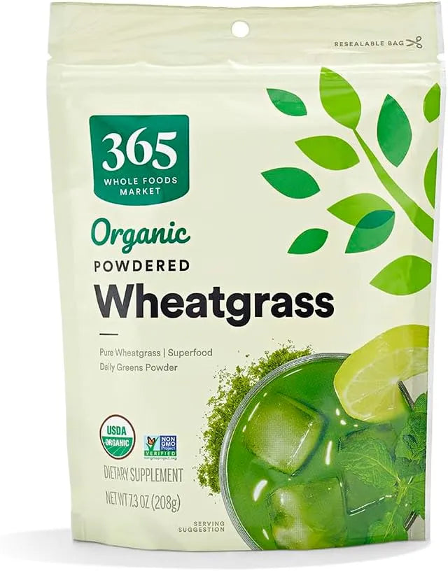 365 - 365 by Whole Foods Market Organic Wheatgrass Powder 208Gr. - The Red Vitamin MX - Suplementos Alimenticios - {{ shop.shopifyCountryName }}