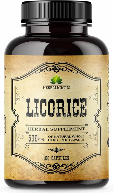 HERBALICIOUS - HERBALICIOUS Licorice Root Extract 100 Capsulas - The Red Vitamin MX - Suplementos Alimenticios - {{ shop.shopifyCountryName }}