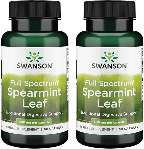 SWANSON - Swanson Full Spectrum Spearmint Leaf 400Mg. 60 Capsulas 2 Pack - The Red Vitamin MX - Suplementos Alimenticios - {{ shop.shopifyCountryName }}