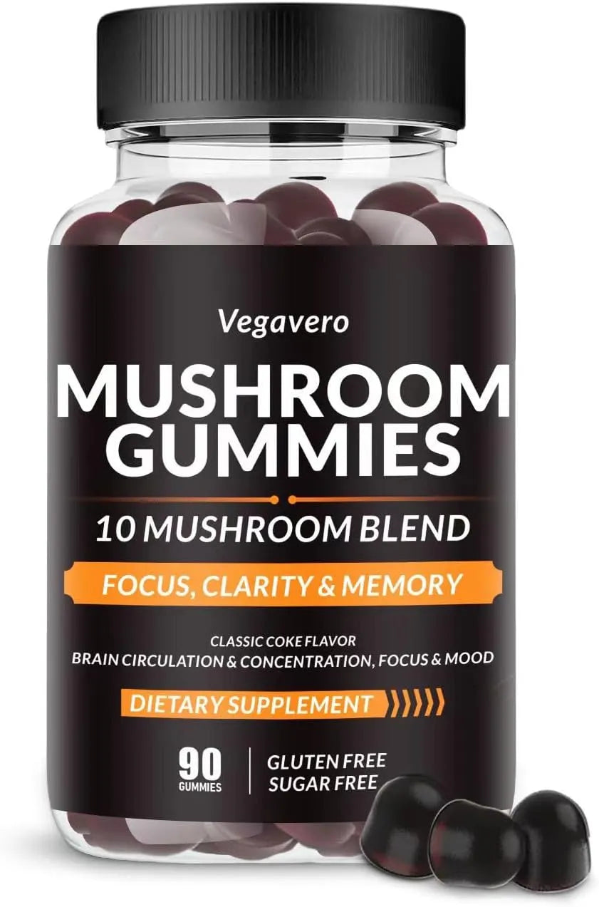 VEGAVERO - Vegavero Mushroom Gummies 10x Mushroom Blend 90 Gomitas - The Red Vitamin MX - Suplementos Alimenticios - {{ shop.shopifyCountryName }}