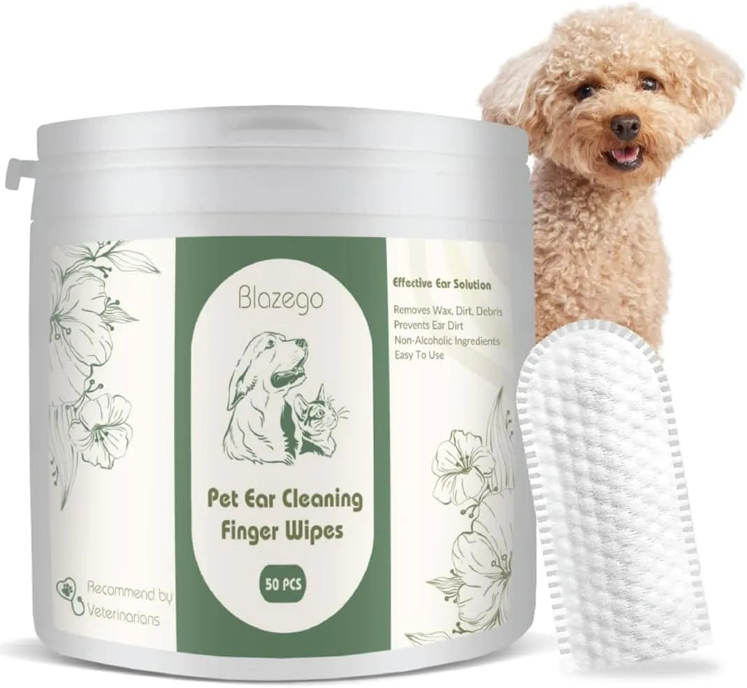 BLAZEGO - Blazego Ear Finger Wipes for Pets 50 Toallitas - The Red Vitamin MX - Cuidado Del Oído De Perros - {{ shop.shopifyCountryName }}