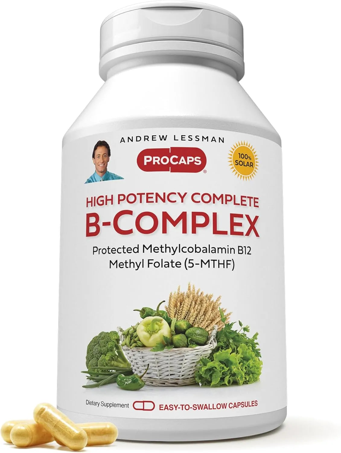 ANDREW LESSMAN - ANDREW LESSMAN High Potency B-Complex 180 Capsulas - The Red Vitamin MX - Suplementos Alimenticios - {{ shop.shopifyCountryName }}