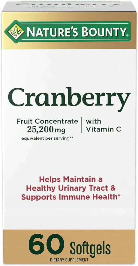 NATURE'S BOUNTY - Nature's Bounty Cranberry 25,200Mg. 60 Capsulas Blandas - The Red Vitamin MX - Suplementos Alimenticios - {{ shop.shopifyCountryName }}