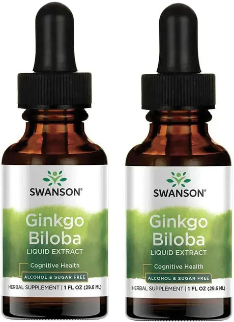 SWANSON - Swanson Ginkgo Biloba Liquid Extract 1 Fl.Oz. 2 Pack - The Red Vitamin MX - Suplementos Alimenticios - {{ shop.shopifyCountryName }}
