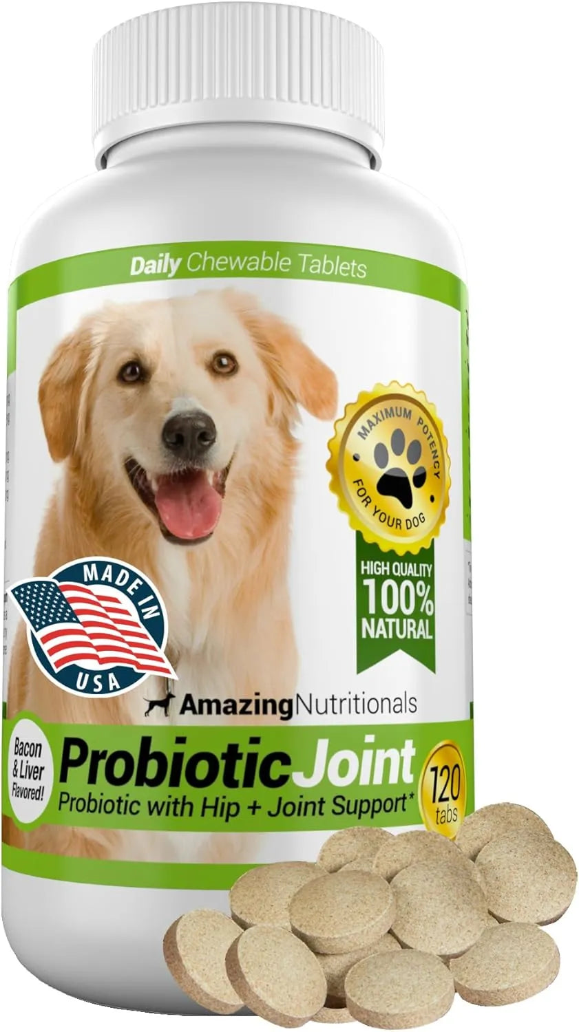 AMAZING NUTRITIONALS - Amazing Nutritionals Probiotics for Dogs 120 Masticables - The Red Vitamin MX - Probióticos Para Perros - {{ shop.shopifyCountryName }}