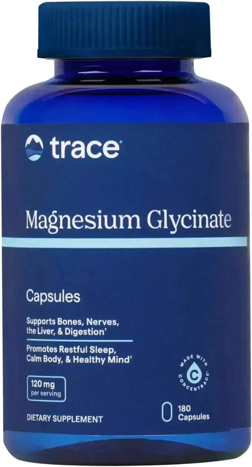 TRACE MINERALS - Trace Minerals Magnesium Glycinate 120Mg. 180 Capsulas - The Red Vitamin MX - Suplementos Alimenticios - {{ shop.shopifyCountryName }}