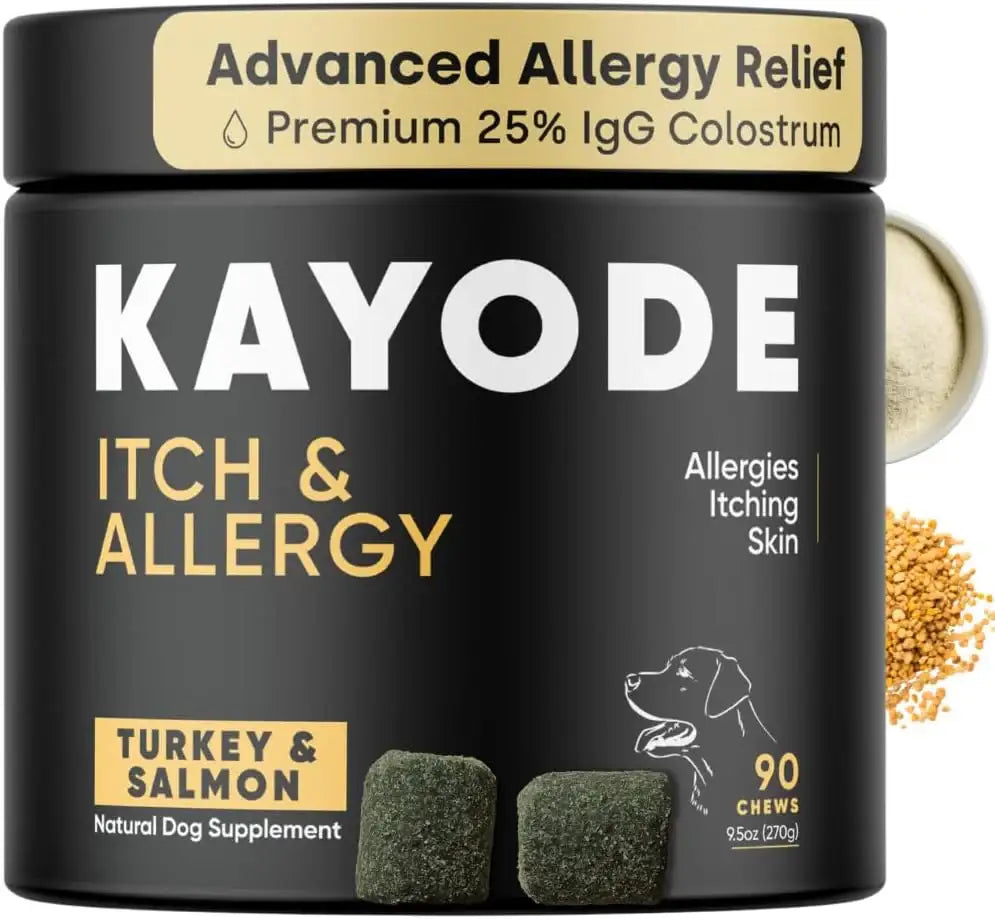 KAYODE - Kayode Itch & Allergy Natural Dog Allergy Chews 90 Masticables - The Red Vitamin MX - Remedios Para La Picazón De Perros - {{ shop.shopifyCountryName }}