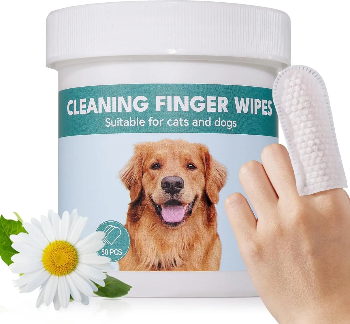 NO PAWBLEMS - No Pawblems Natural Ear Wipes Finger for Dogs & Cats Unscented 50 Toallitas - The Red Vitamin MX - Cuidado Del Oído De Perros - {{ shop.shopifyCountryName }}