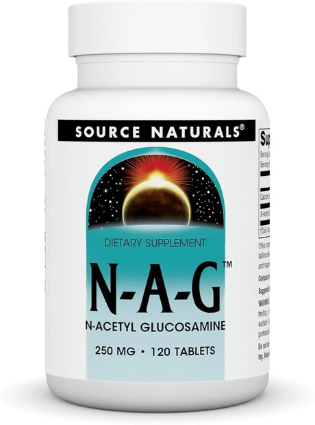 SOURCE NATURALS - Source Naturals N-A-G, N-Acetyl Glucosamine 250Mg. 120 Tabletas - The Red Vitamin MX - Suplementos Alimenticios - {{ shop.shopifyCountryName }}