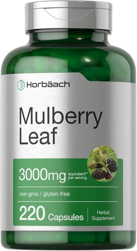 HORBAACH - Horbaach Mulberry Leaf Extract 3000Mg. 220 Capsulas - The Red Vitamin MX - Suplementos Alimenticios - {{ shop.shopifyCountryName }}