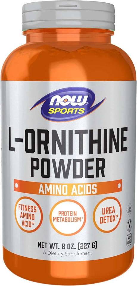 NOW SPORTS - NOW Foods Sports Nutrition L- Ornithine Powder 227Gr. - The Red Vitamin MX - Suplementos Alimenticios - {{ shop.shopifyCountryName }}