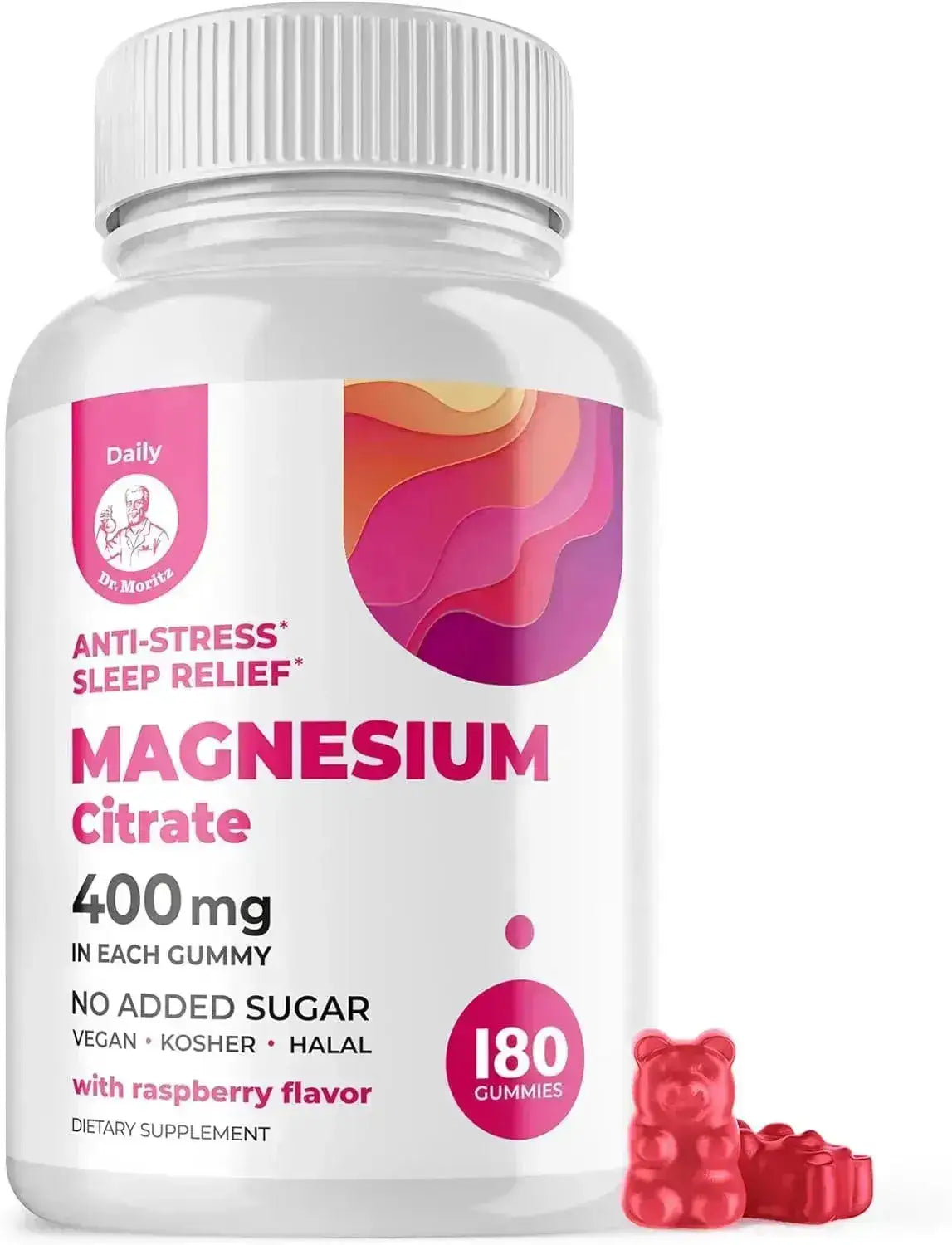 DR. MORITZ - Dr. Moritz Magnesium Gummies for Adults 400Mg. 180 Gomitas - The Red Vitamin MX - Suplementos Alimenticios - {{ shop.shopifyCountryName }}
