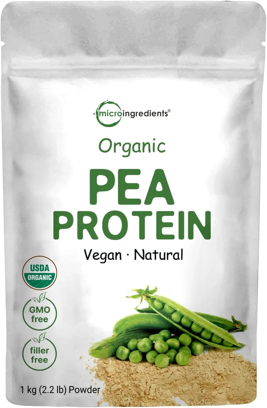 MICRO INGREDIENTS - Micro Ingredients Organic Pea Protein Powder 1 Kg. - The Red Vitamin MX - Suplementos Alimenticios - {{ shop.shopifyCountryName }}