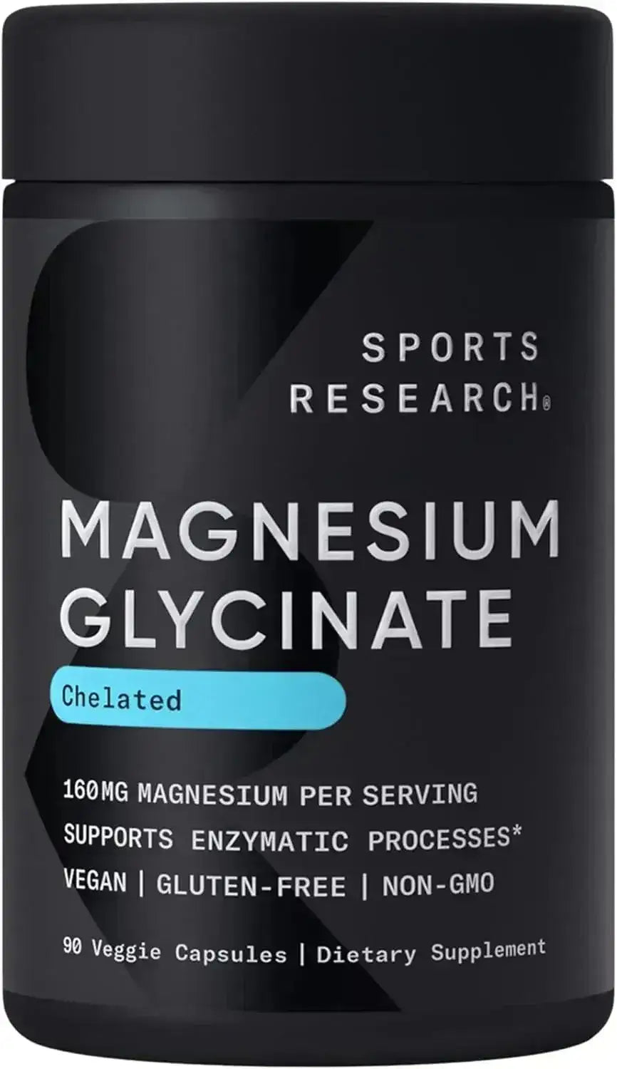 SPORTS RESEARCH - Sports Research Magnesium Glycinate 90 Capsulas - The Red Vitamin MX - Suplementos Alimenticios - {{ shop.shopifyCountryName }}