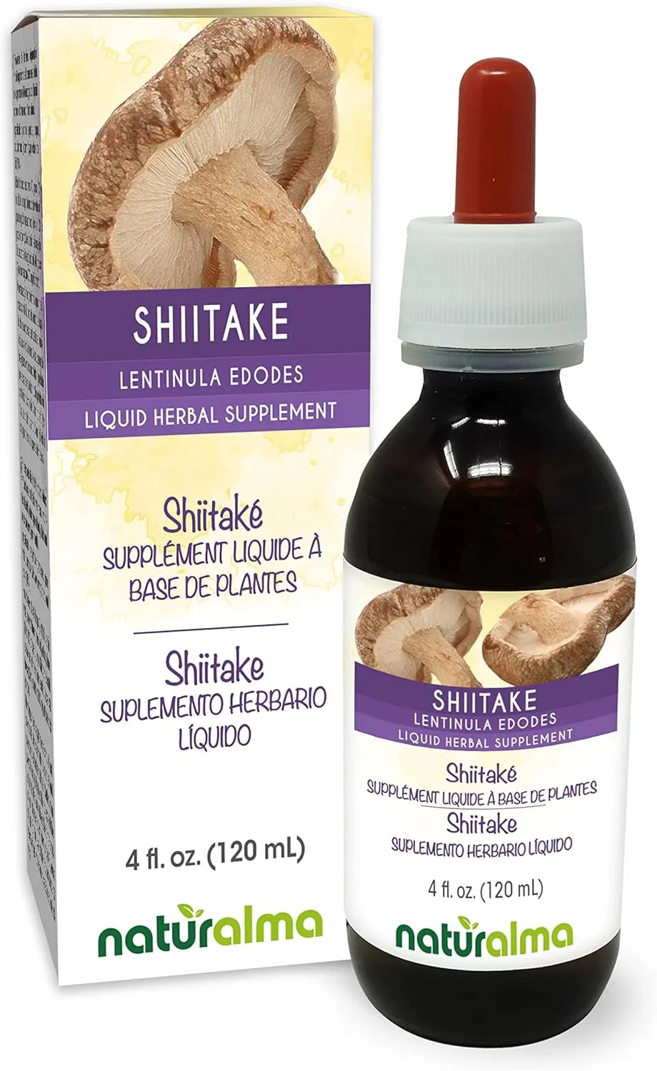 NATURALMA - Naturalma Shiitake Alcohol-Free Tincture 4 Fl.Oz. - The Red Vitamin MX - Suplementos Alimenticios - {{ shop.shopifyCountryName }}