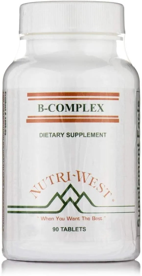 NUTRI WEST - Nutri West B-Complex 90 Tabletas - The Red Vitamin MX - Suplementos Alimenticios - {{ shop.shopifyCountryName }}