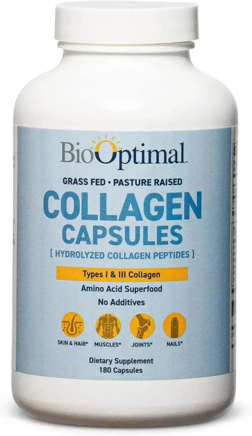 BIOOPTIMAL - BioOptimal Collagen Peptides 180 Capsulas - The Red Vitamin MX - Suplementos Alimenticios - {{ shop.shopifyCountryName }}