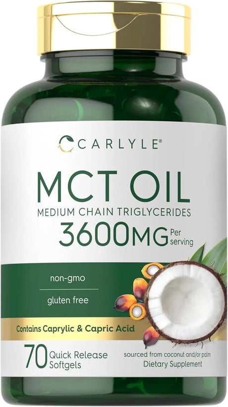 CARLYLE - Carlyle MCT Oil 3600Mg. 70 Capsulas Blandas - The Red Vitamin MX - Suplementos Alimenticios - {{ shop.shopifyCountryName }}
