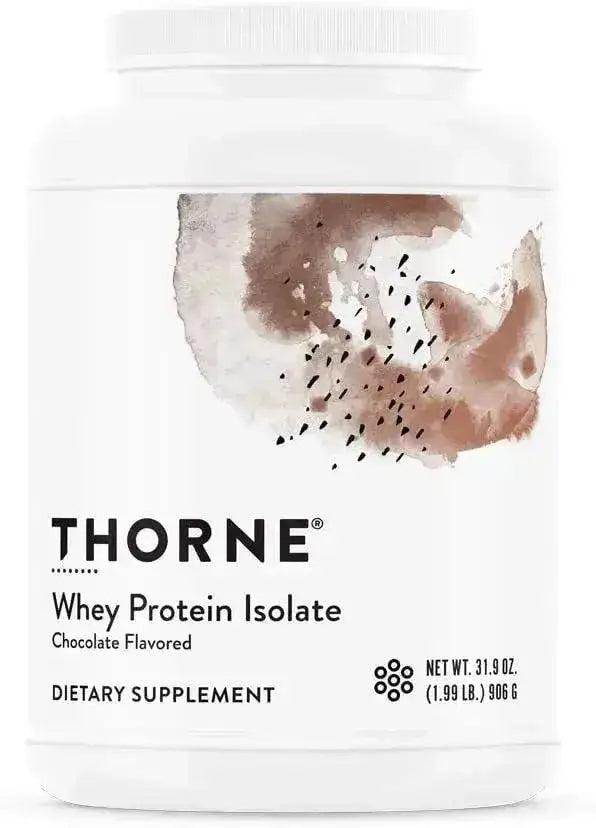 THORNE RESEARCH - THORNE Whey Protein Isolate Chocolate Flavored 30 Servicios 906Gr. - The Red Vitamin MX - Suplementos Alimenticios - {{ shop.shopifyCountryName }}