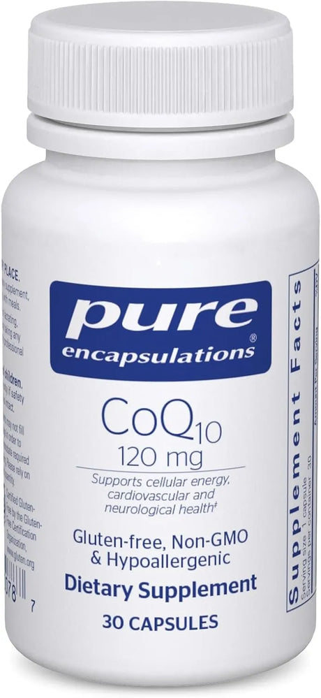 PURE ENCAPSULATIONS - Pure Encapsulations CoQ10 120Mg. 30 Capsulas - The Red Vitamin MX - Suplementos Alimenticios - {{ shop.shopifyCountryName }}