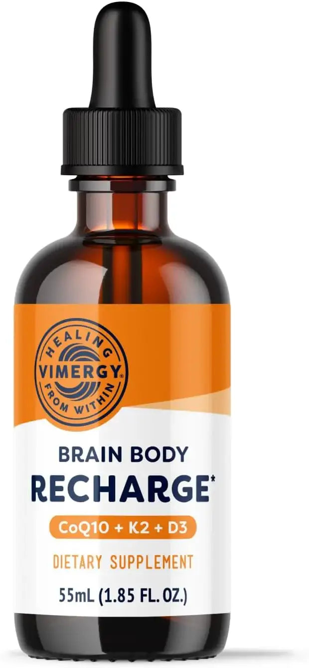 VIMERGY - Vimergy Brain Body Recharge Liquid Coq10 with Vitamin D3 & K2 55Ml. - The Red Vitamin MX - Suplementos Alimenticios - {{ shop.shopifyCountryName }}