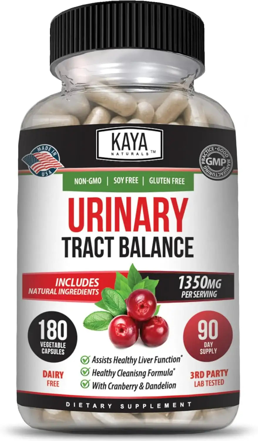 KAYA NATURALS - Kaya Naturals Urinary Tract Balance 180 Capsulas - The Red Vitamin MX - Suplementos Alimenticios - {{ shop.shopifyCountryName }}