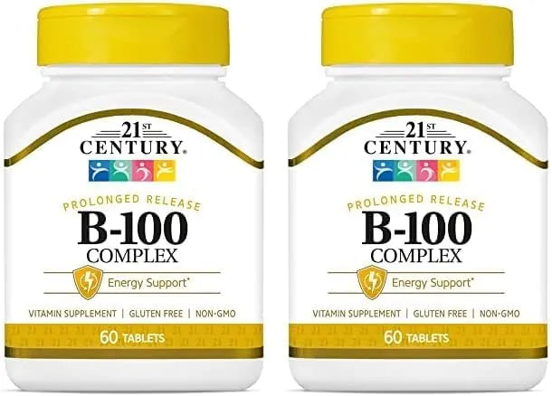 21ST CENTURY - 21st Century B 100 Complex 60 Tabletas 2 Pack - The Red Vitamin MX - Suplementos Alimenticios - {{ shop.shopifyCountryName }}