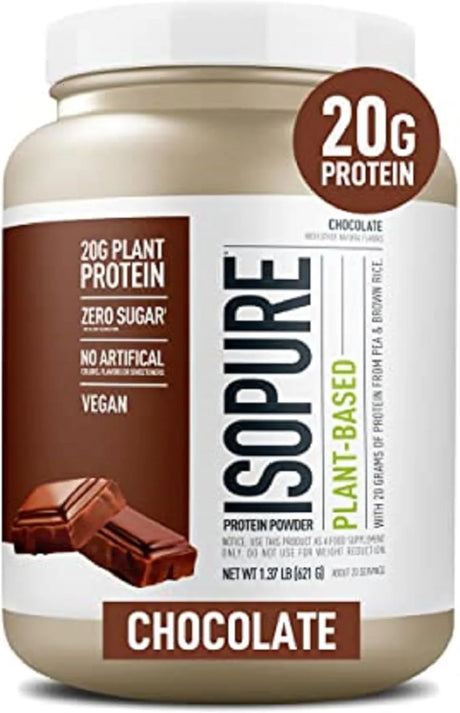ISOPURE - Isopure Plant-Based Protein Powder 20g 20 Servicios Chocolate 621Gr. - The Red Vitamin MX - Suplementos Alimenticios - {{ shop.shopifyCountryName }}