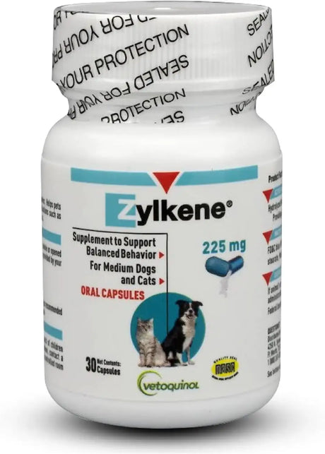 VETOQUINOL - Vetoquinol Zylkene Behavior Support Capsules for Medium Dogs 33-65lbs 30 Capsulas - The Red Vitamin MX - Relajantes Para Perros - {{ shop.shopifyCountryName }}