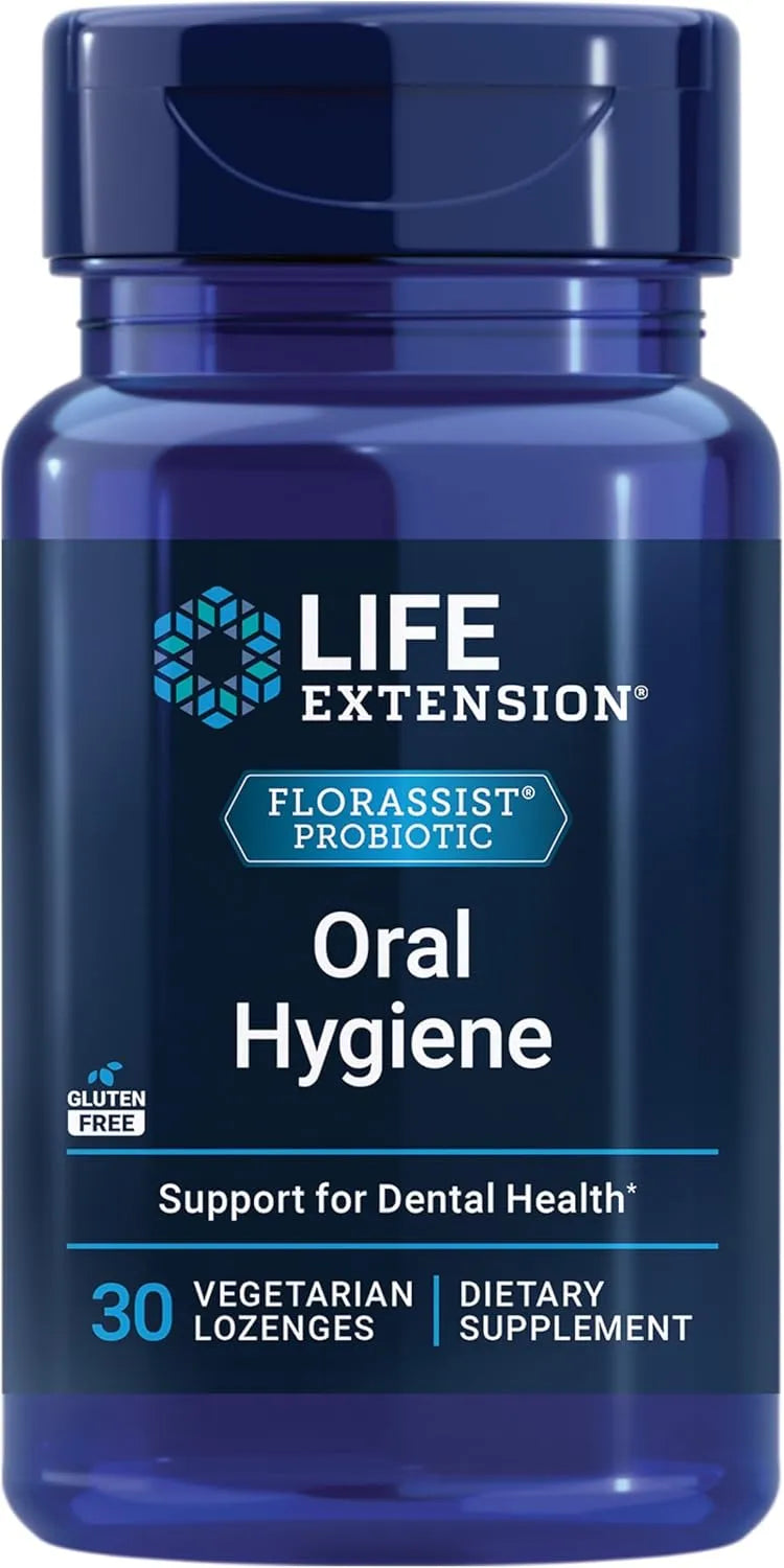 LIFE EXTENSION - Life Extension FLORASSIST Oral Hygiene 30 Tabletas - The Red Vitamin MX - Suplementos Alimenticios - {{ shop.shopifyCountryName }}
