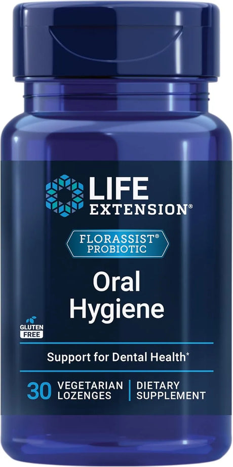 LIFE EXTENSION - Life Extension FLORASSIST Oral Hygiene 30 Tabletas - The Red Vitamin MX - Suplementos Alimenticios - {{ shop.shopifyCountryName }}