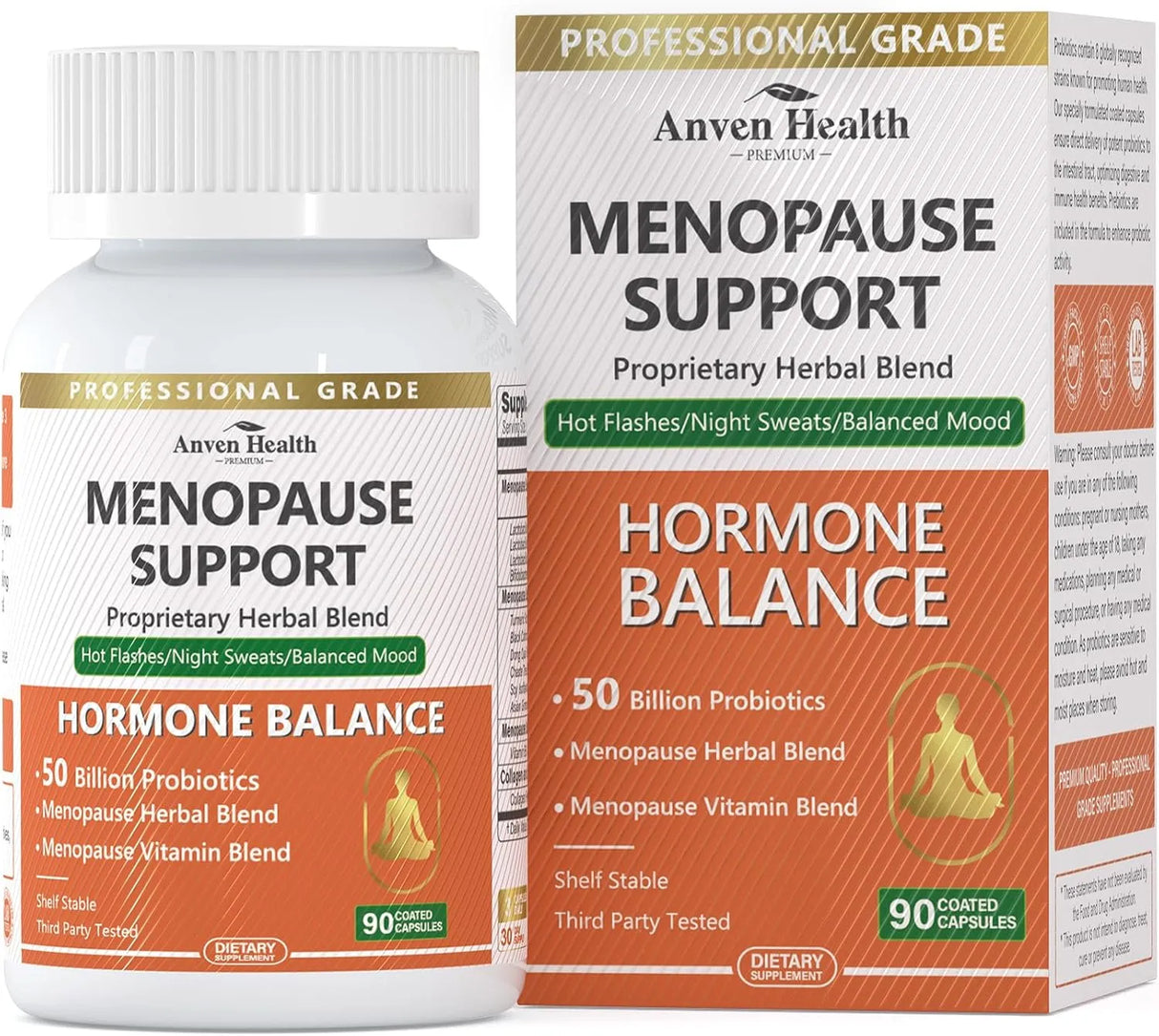 ANVEN HEALTH - Anven Health Menopause Support 90 Capsulas - The Red Vitamin MX - Suplementos Alimenticios - {{ shop.shopifyCountryName }}
