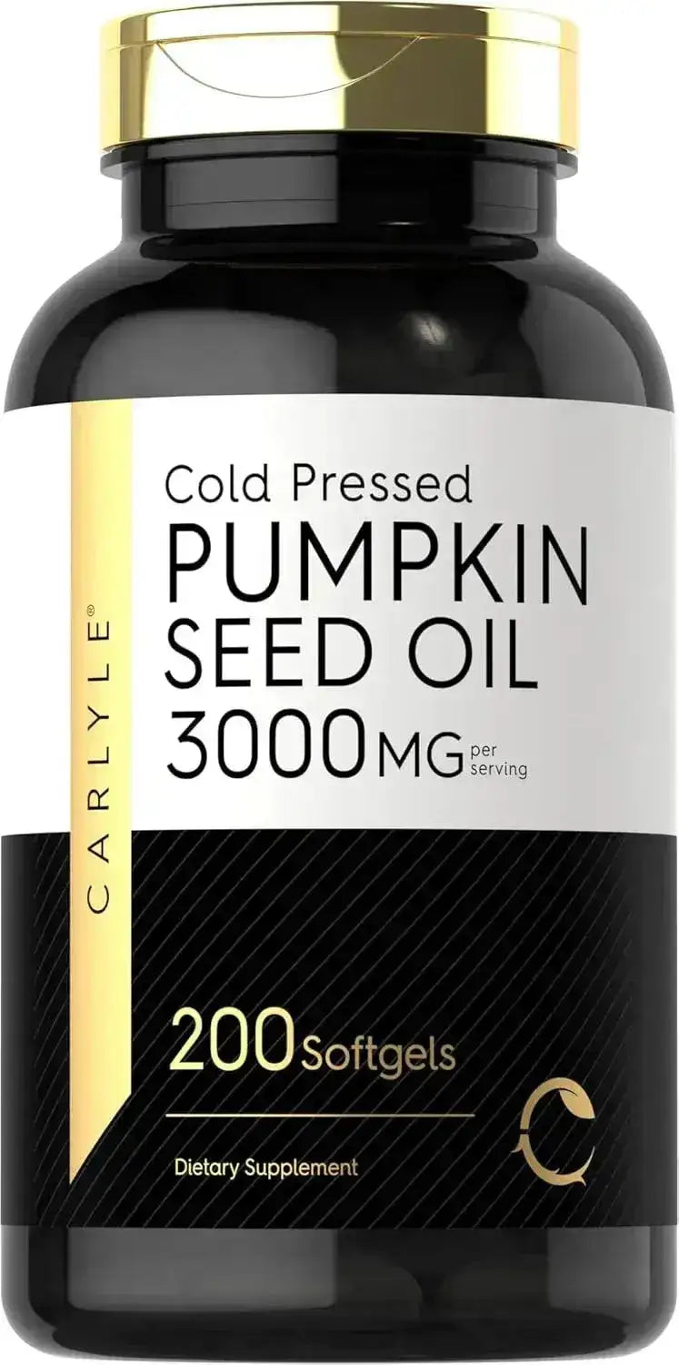 CARLYLE - Carlyle Pumpkin Seed Oil 3000Mg. 200 Capsulas Blandas - The Red Vitamin MX - Suplementos Alimenticios - {{ shop.shopifyCountryName }}