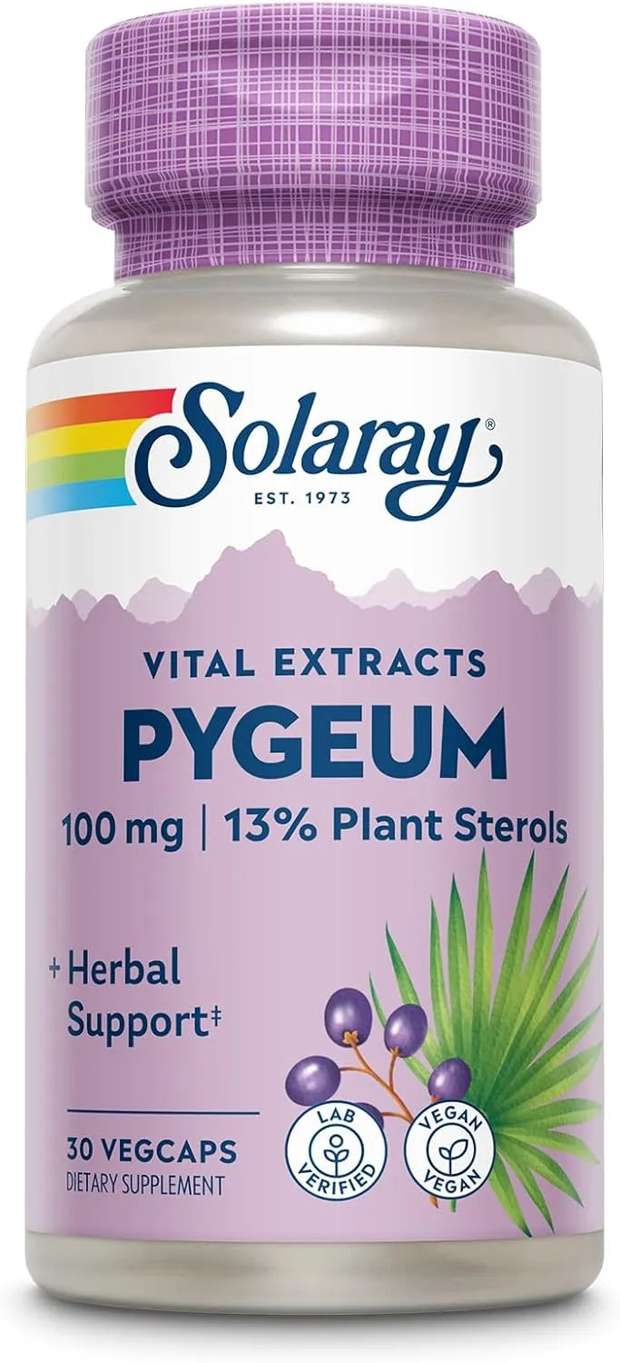 SOLARAY - SOLARAY Pygeum Bark Extract 100Mg. 30 Capsulas - The Red Vitamin MX - Suplementos Alimenticios - {{ shop.shopifyCountryName }}