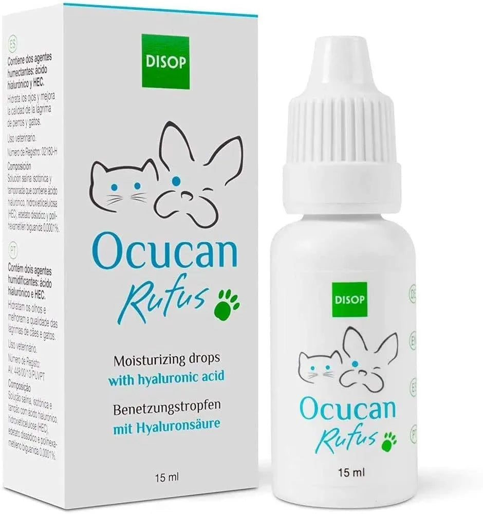 OCUCAN - Ocucan Rufus Moisturizing Eye Drops for Dogs and Cats 15Ml. - The Red Vitamin MX - Cuidado De Los Ojos De Los Perros - {{ shop.shopifyCountryName }}
