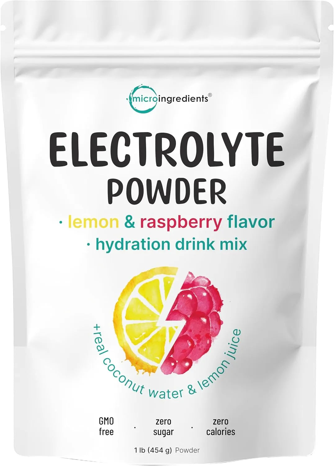 MICRO INGREDIENTS - Micro Ingredients Hydration Electrolyte Powder Lemon Raspberry Flavored 69 Servicios 454Gr. - The Red Vitamin MX - Suplementos Alimenticios - {{ shop.shopifyCountryName }}