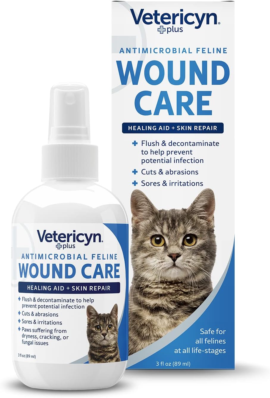 Vetericyn Plus Cat Wound Care Spray 89Ml.